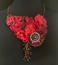 Red Victorian bib necklace  - Image 9