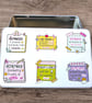 Teacher Affirmation Keepsake Tin - Personalised Snack Tin - Thank You Gift