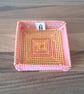 Container for small desk items - yellow, orange, pink colour - Image 2