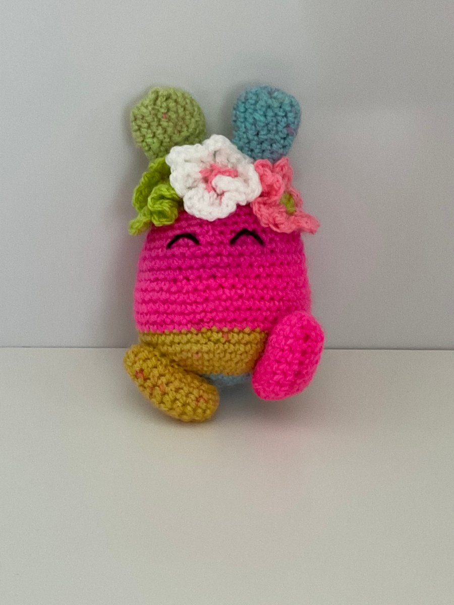 Crochet Easter Egg Bunny Amigurumi Egg