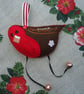Robin Redbreast Decoration, Square Beak - Image 1