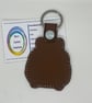 Embroidered Hamster Keyring - Image 2