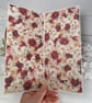Luxury Handmade Birthday Card (130)Burgundy & Blush Pink Flowers. Sparkling Card - Image 2