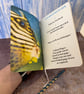 Notebook, Marine themed, A5 (ish), made from up-cycled and recycled materials. - Image 3