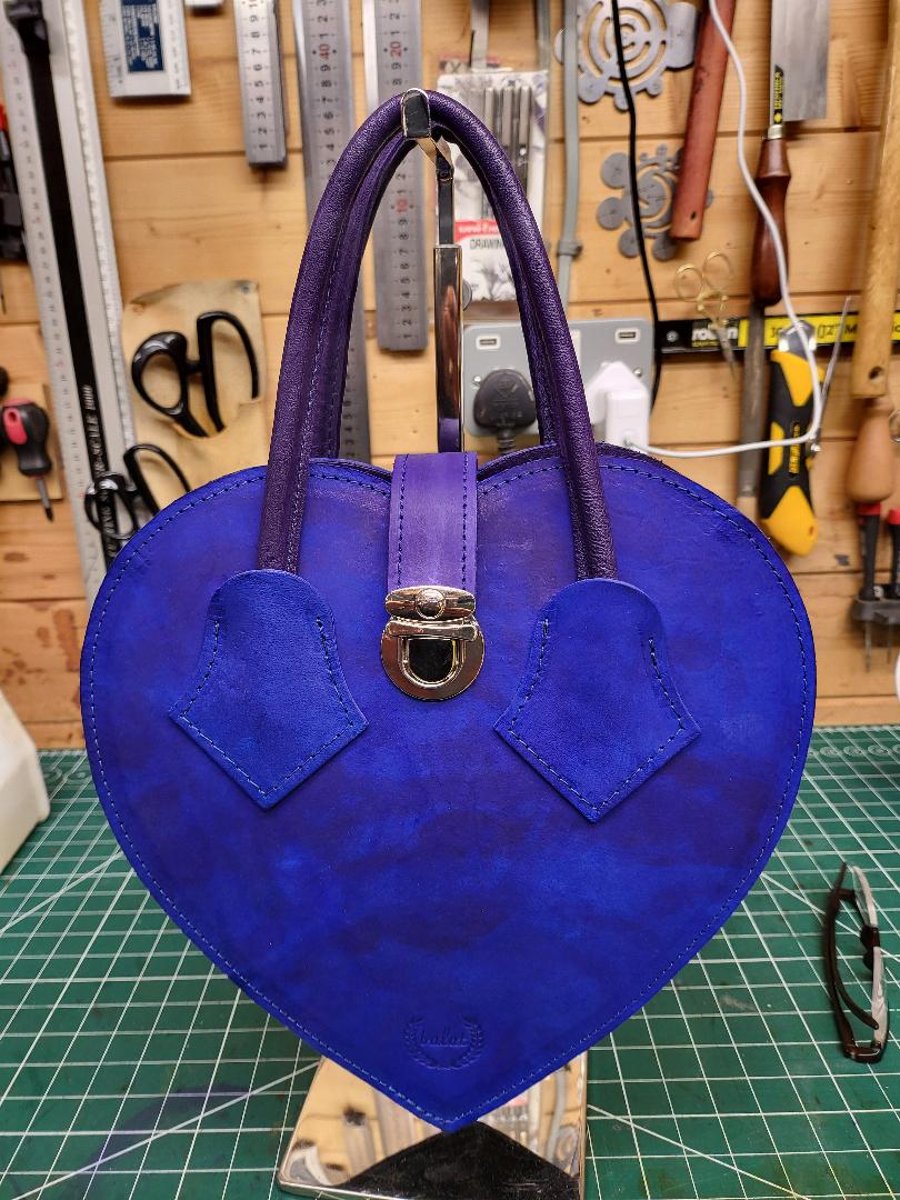 PURPLE HAND BAG