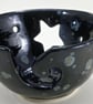 Domspottery Large Pottery Yarn Bowl Stoneware clay Knitting Bowl Crochet Bowl 