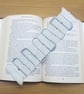 Sparkly white bookmark - Image 1