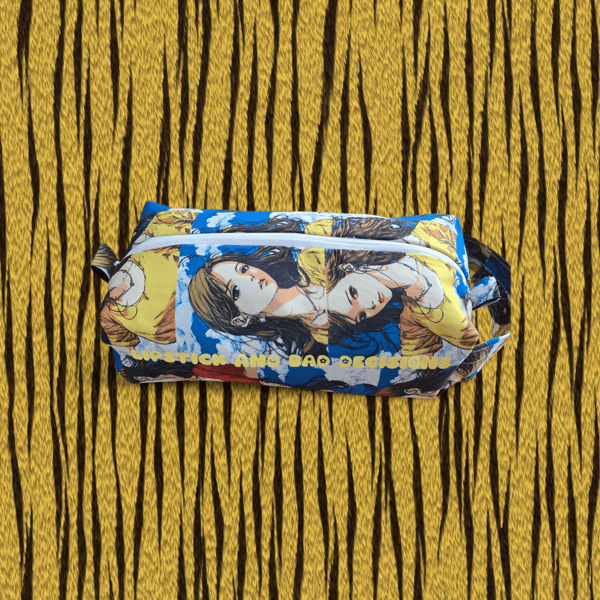 Personalised large anime makeup bag