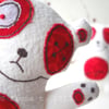 zombie panda - red