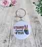 Pride Ally Keyring - Straight Against Hate - Image 1