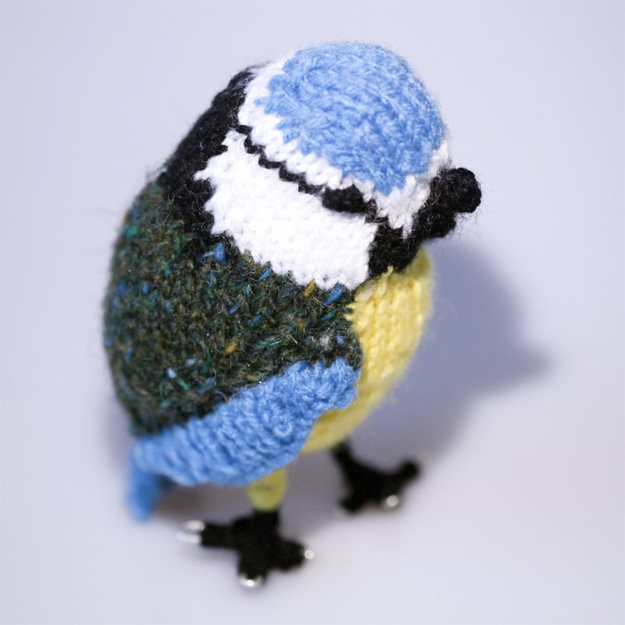 Knitted Blue Tit