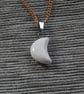 Crescent Gemstone Pendants on Gold Chain - Image 5