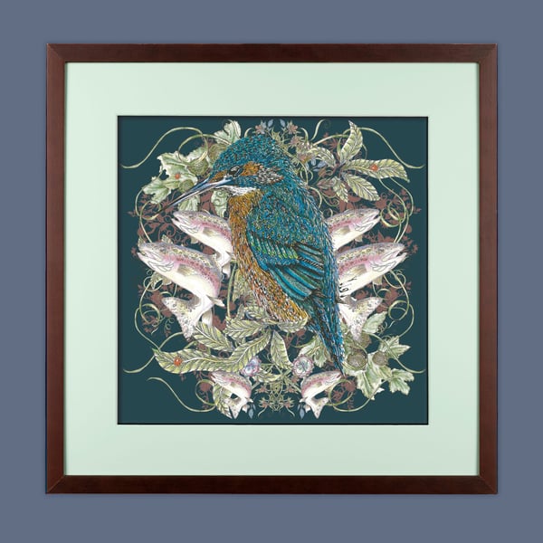 Kingfisher Natural World Art Print (unframed)