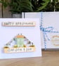 Retirement Card With Removable Wooden Cottage Gift