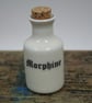 Small porcelain bottle with morphine wording - Image 1
