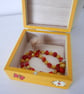 Yellow Gold Jewellery Box, Daisy Paintings, Free Shipping UK, Craftmas - Image 8