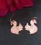 Squirrel earrings in copper - Image 4