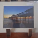  CROMER PIER IN NORFOLK MOUNTED PHOTO