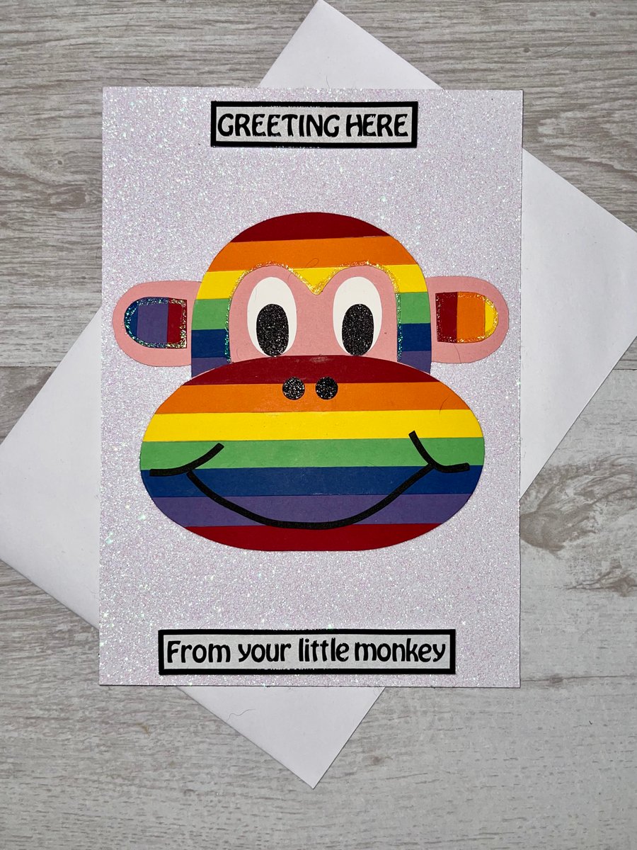 Any Occasion Monkey Card