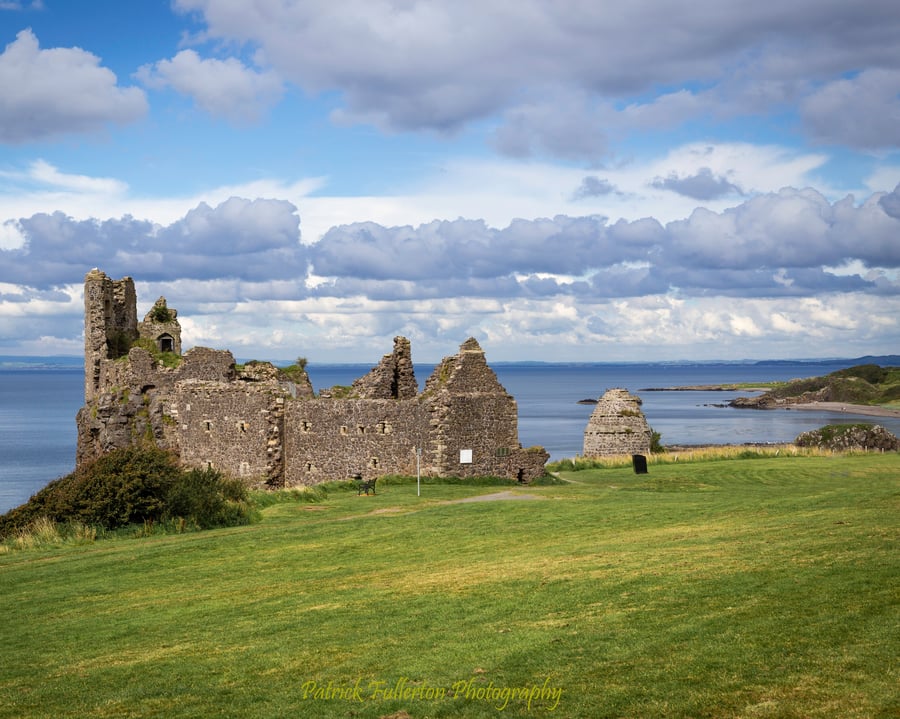 Fine art archival print, Photography, Scotland, Dunure Castle 