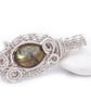 Labradorite wire wrapped pendant - Image 3