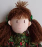 Christmas Rag Doll, Traditional Rag Doll, Rag Doll Angel - Image 4