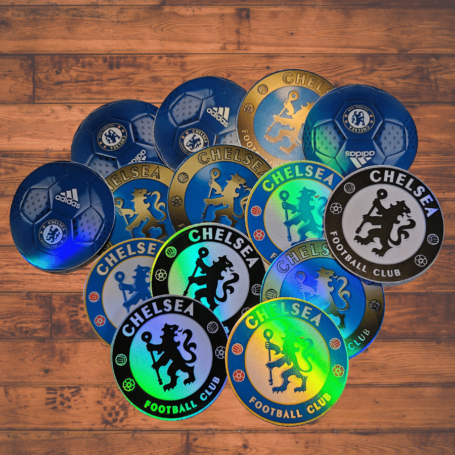 14 Chelsea Holographic Water-Resistant Stickers