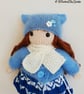 Knitted doll, Interior doll, Girls room decor, Collection doll, Gift for girl - Image 1