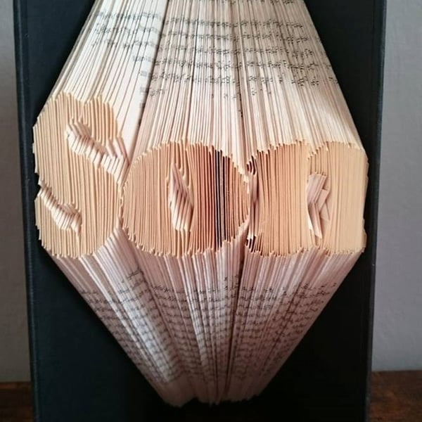 Son MMF Book Folding Pattern - EMAILED PDF PATTERN