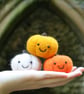 Pumpkin Pals - Needle Felt Felted Wool Autumn Fall Halloween Friends - Image 10