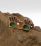 Copper Rabbit Head Stud Earrings, Bunny Earrings, 7th Anniversary Gift. Wildlife - Image 4