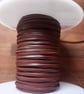 Kangaroo Leather Lace 2mm premium quality Brandy 1m - Image 1