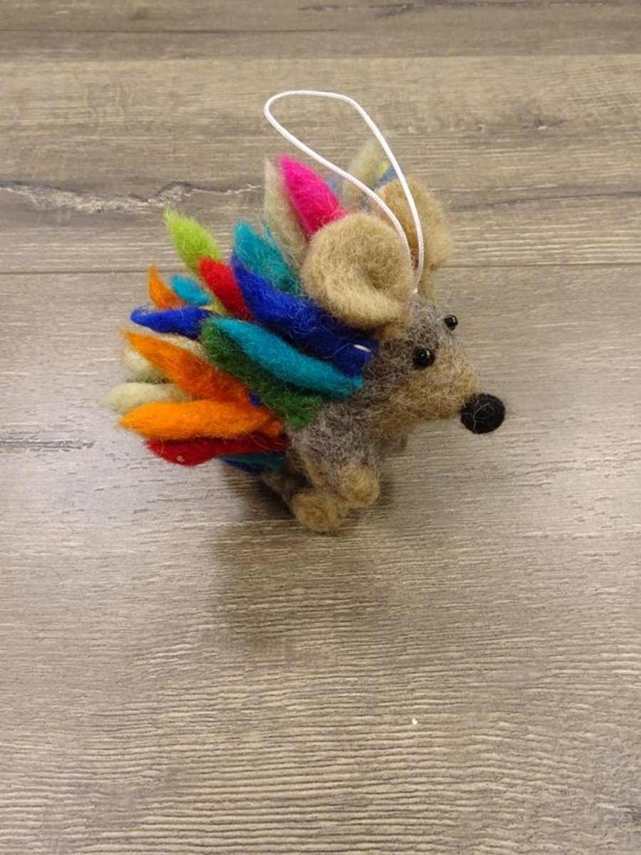 Hanging Rainbow Hedghog
