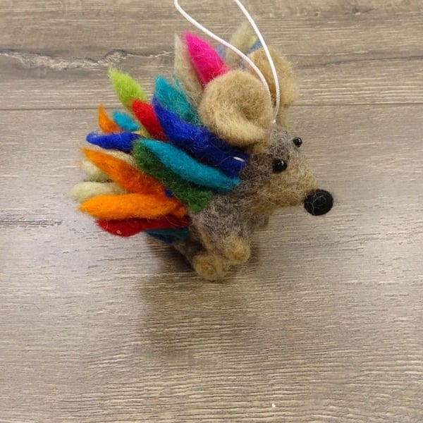 Hanging Rainbow Hedghog