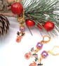 Reindeer with a Red Nose Novelty Christmas Necklace and Earrings, Christmas 2025 - Image 7