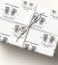 10th Anniversary wrapping paper for your tin anniversary - Image 6