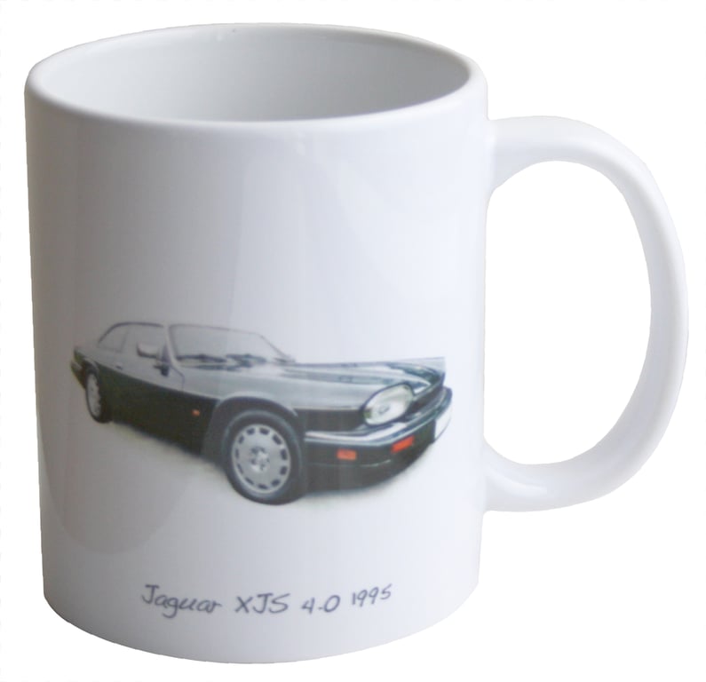 Jaguar XJS 1995 - 11oz Ceramic Mug - Gift for Jag Enthusiast in your life