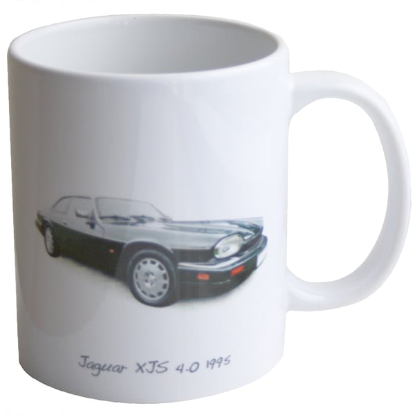 Jaguar XJS 1995 - 11oz Ceramic Mug - Gift for Jag Enthusiast in your life