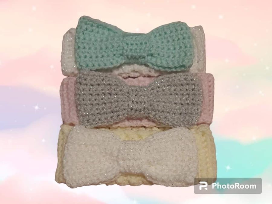 Baby bow headbands