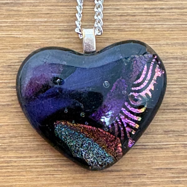 Multi Coloured Heart Pendant