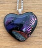 Multi Coloured Heart Pendant