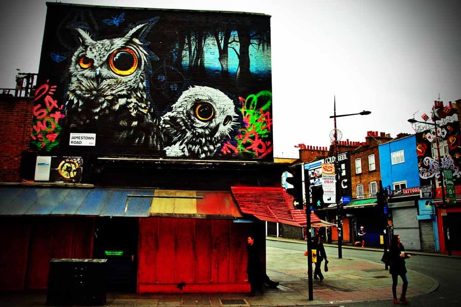 Camden Town Street Art Graffiti London Photograph Print
