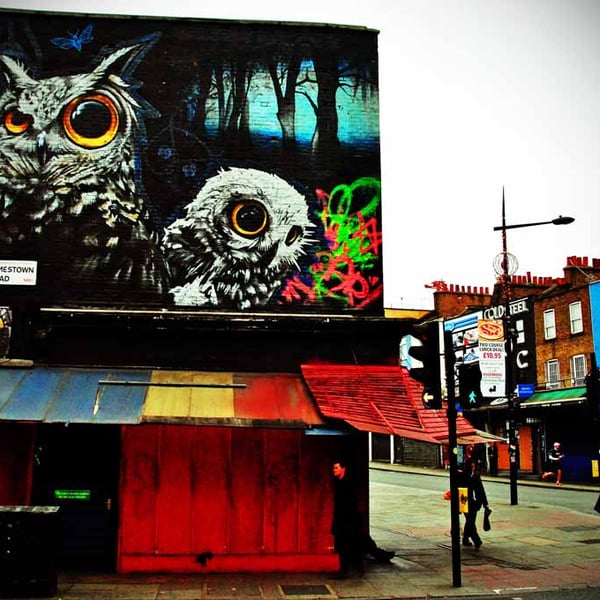 Camden Town Street Art Graffiti London Photograph Print