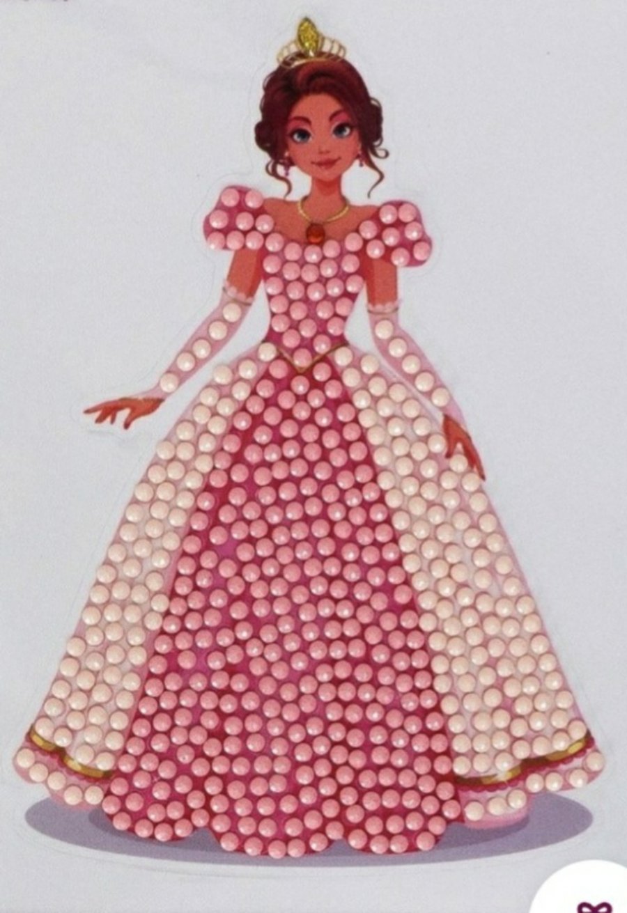 Princess craft buddy crystal art sticker