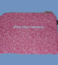Pouch Pink with small Flower Print - Image 2