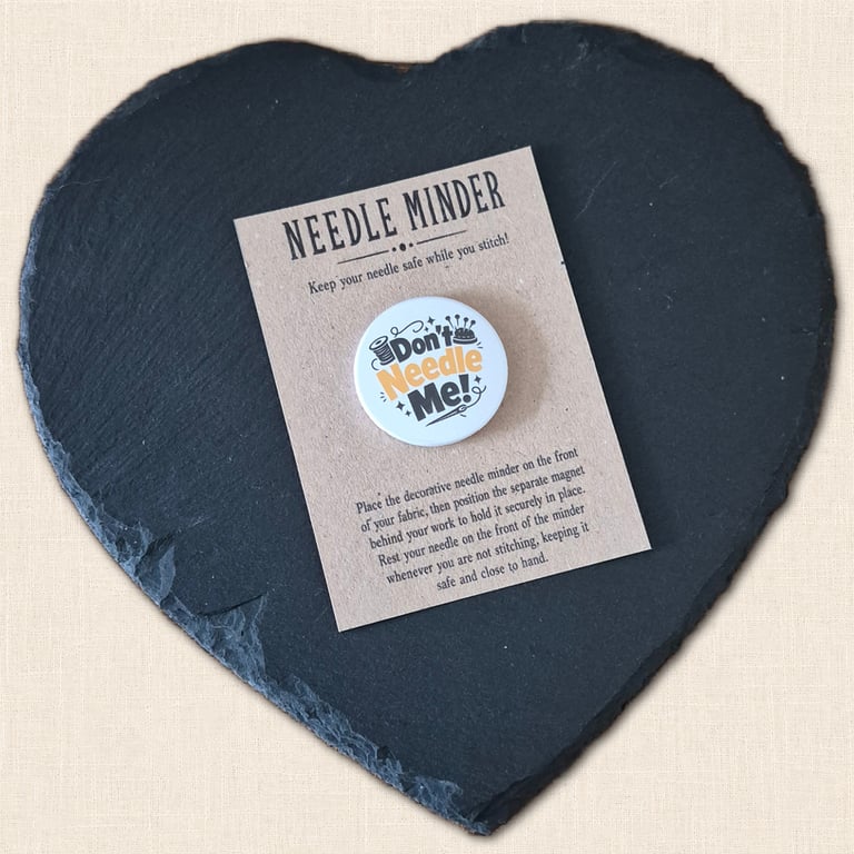 Don't Needle Me Needle Minder - Funny Cross Stitch Accessory