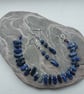 Jewellery set. Blue sodalite necklace, bracelet and earrings - Image 7