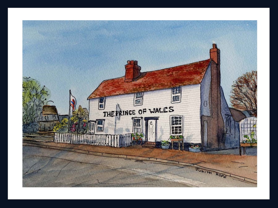 Original Watercolour - The Prince Of Wales Public House