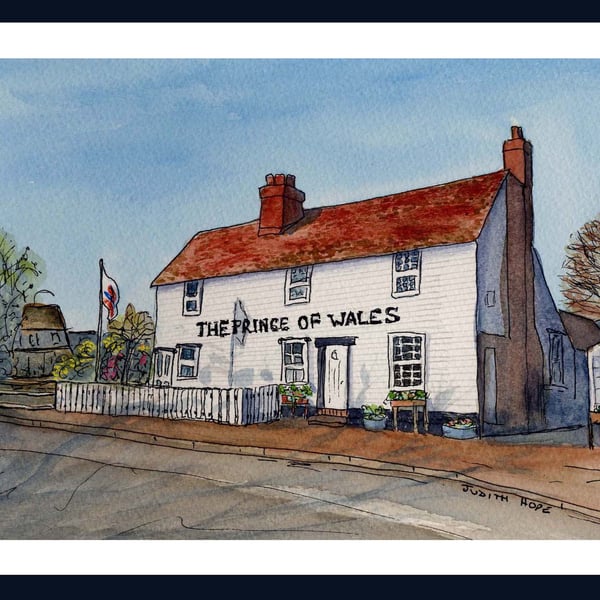 Original Watercolour - The Prince Of Wales Public House