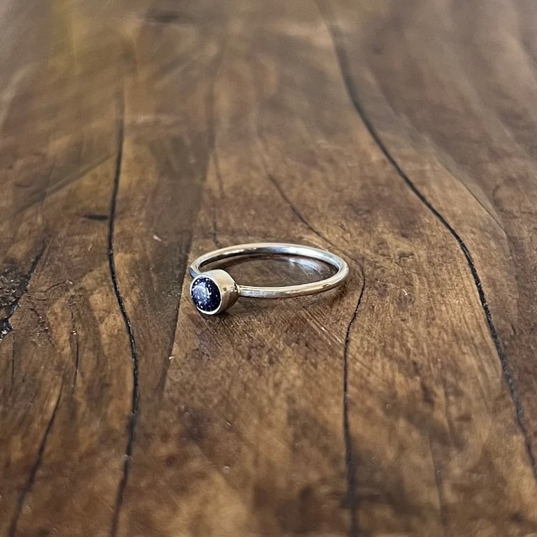 Written In The Stars Handmade Stacker Ring Size K.25 (UK)